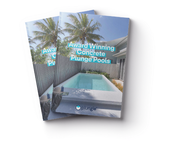 Plungie brochure stack mockup